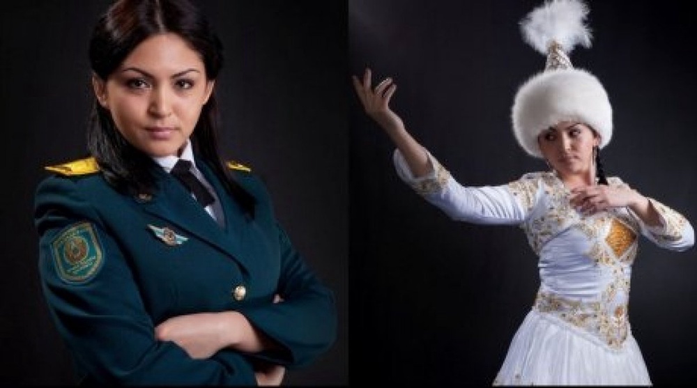 Kazakhstan selecting most beautiful lady-cop