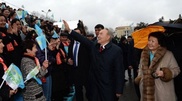 Nazarbayev calls to unity, peace and hard work
