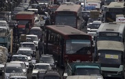 Sao Paulo rich use choppers to beat traffic jams