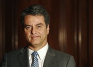 Brazil's WTO candidate says his election would unblock talks 