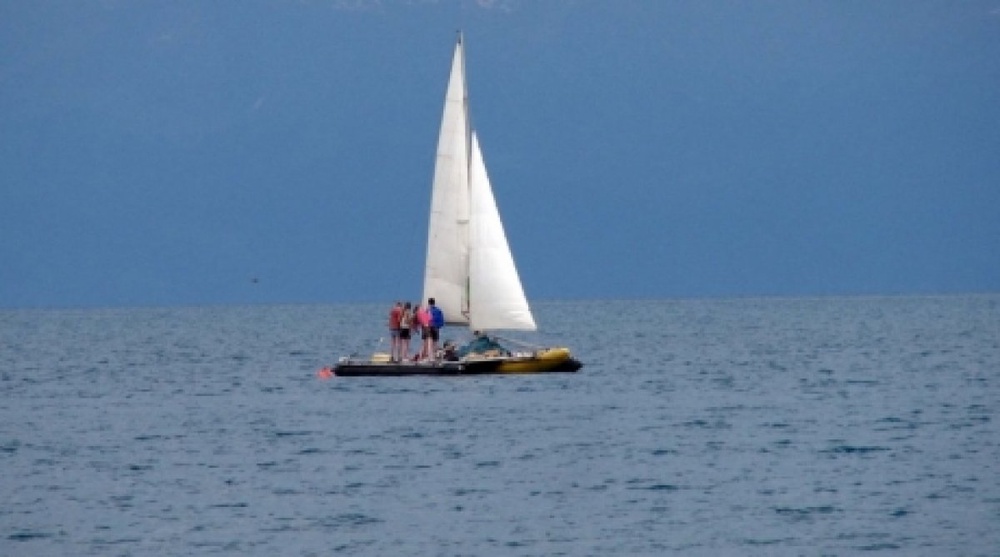 Kazakhstan and Russian ships take off in Balkhash sailing regatta