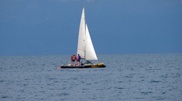 Kazakhstan and Russian ships take off in Balkhash sailing regatta