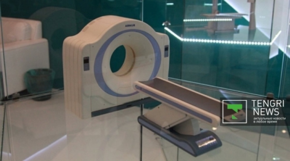 Kazakhstan-made CT scanner presented at medical equipment exhibition in Almaty
