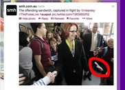 Australian prime minister dodges another sandwich 