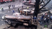 Funeral of flaring petrol truck driver held in Almaty