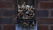Smoking warning works just on front of cigarette pack
