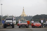 Classic car enthusiasts hit Myanmar roads