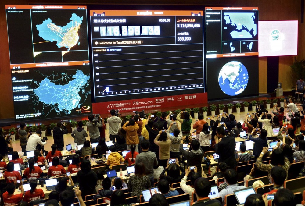 China Singles Day online shoppers spend almost $6 bn