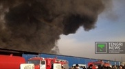 Almaty's flea market on fire again