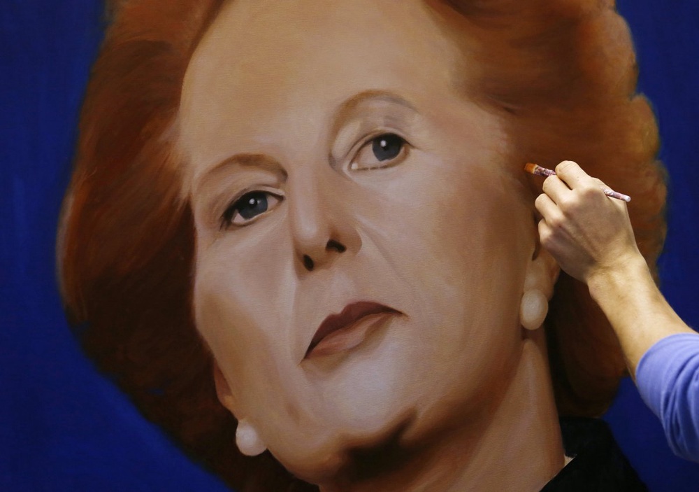 Thatcher's hairdo was high-maintenance