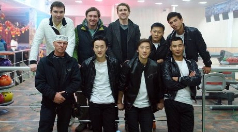 Kazakhstan's stunt actors in Russian movie
