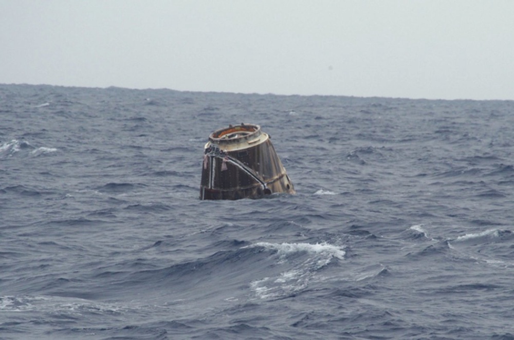 SpaceX supply capsule heads back to Earth