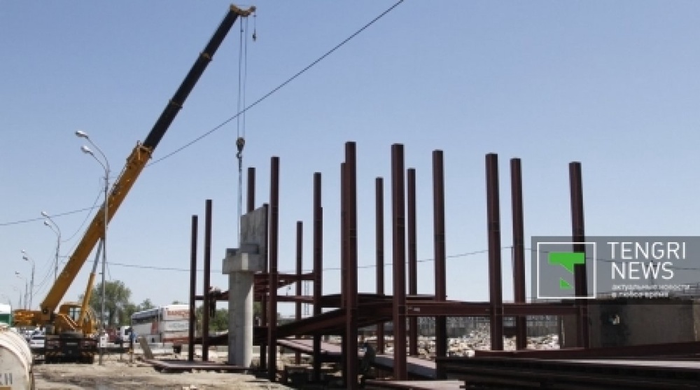 Trade centers being constructed in place of Almaty's flea market