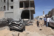 Five Libyan police injured in suicide bombing