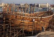Construction stopped on replica of ancient Chinese ship