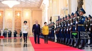 President Nazarbayev meets his South Korean counterpart in Astana