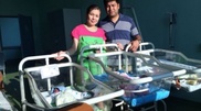 Daddy' gift: triplets born in Astana