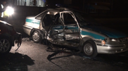 Driver rams police car in Almaty; breaking path 91m long