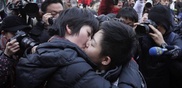 China gay activists' message for Putin on Valentine's Day
