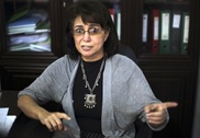 First woman to head Egypt party worried over military