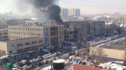 Fire in Almaty shopping mall