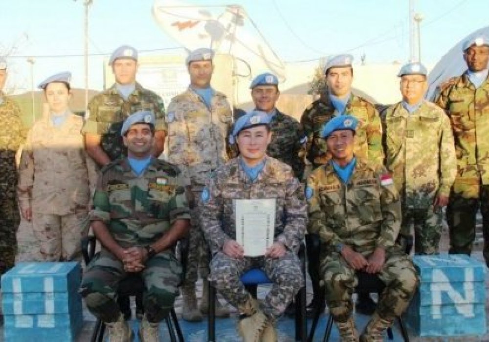 Kazakh peacekeeper returns home after one year in Cote d'Ivoire