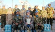 Kazakh peacekeeper returns home after one year in Cote d'Ivoire