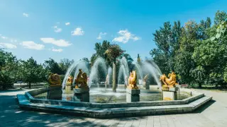Monumental art of Almaty
