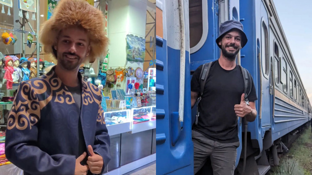 "Felt Kazakh Hospitality": Egyptian traveler's unusual journey turns him into a star