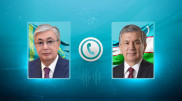 Tokayev сongratulates Uzbekistan President on birthday