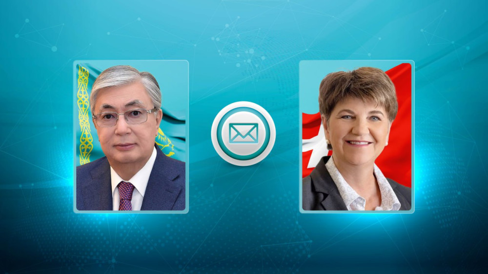 Tokayev congratulates Swiss President on National Day
