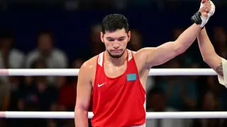 Kazakh boxer wins first medal in boxing at Paris Olympics