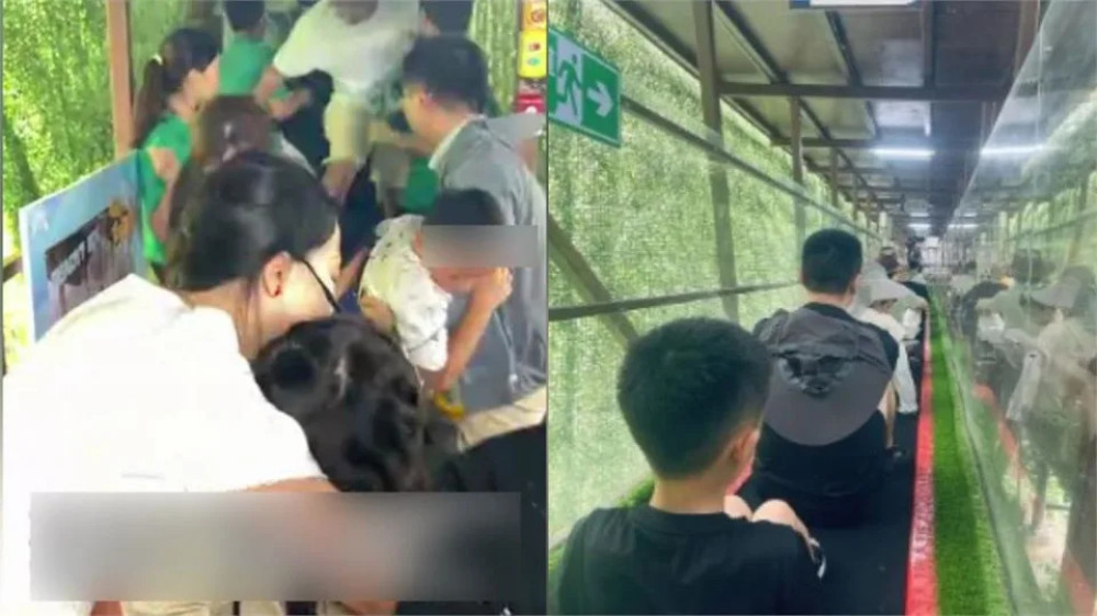 Tourist dies and 60 injured in escalator malfunction at Asia's largest waterfall