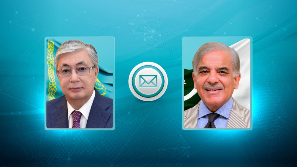 Kazakh President sent a message to the Pakistan Prime Minister