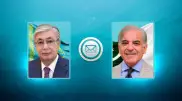 Kazakh President sent a message to the Pakistan Prime Minister
