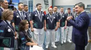 Kazakh Prime Minister presents national flag to Paralympic Team