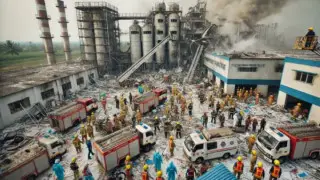 17 people died as a result of an explosion at a pharmaceutical factory