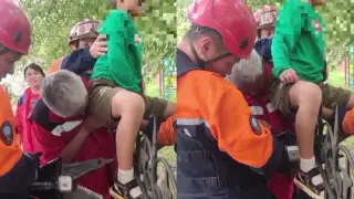 A child stabbed in the leg with a fence pin in Astana