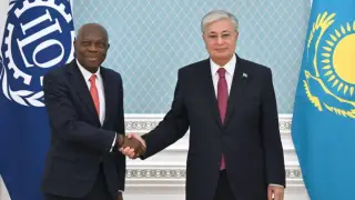 Tokayev meets with the Director-General of the International Labour Organization