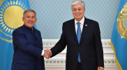 President Tokayev meets with the Head of Tatarstan