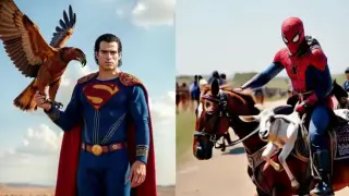 Superman berkutchi and Spider-Man horse rider: how the World Nomad Games went