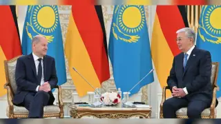 Kazakh President held talks with Chancellor of Germany