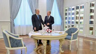 Tokayev introduced Scholz to the rich history of the Kazakh people
