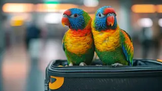 Rare birds were found in the luggage of a passenger from Vietnam