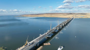 When will Kazakhstan's longest bridge over water open?