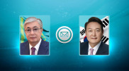 President Tokayev sent a telegram to the President of South Korea