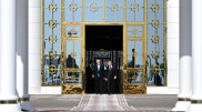 Tokayev receives warm welcome during official visit to Turkmenistan