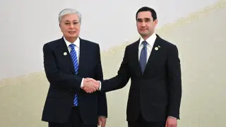Tokayev has arrived at the forum in Turkmenistan