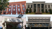 What is happening with the theaters in Almaty