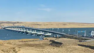 Kazakhstan opens its longest bridge